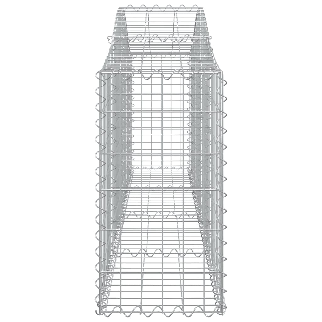 Габионни кошници арка 4 бр 200x30x60/80 см поцинковано желязо