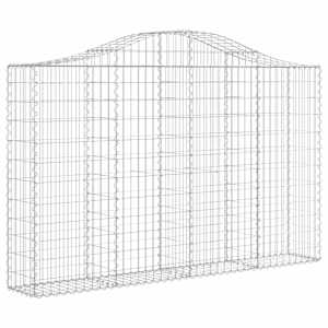 Klenuté gabionové koše 5 ks 200x30x120/140cm pozinkované železo - obrázek 3