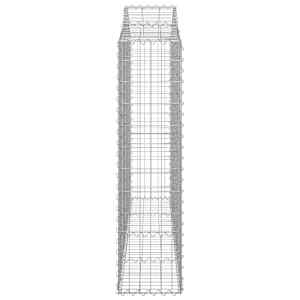 Klenuté gabionové koše 5 ks 200x30x120/140cm pozinkované železo - obrázek 5