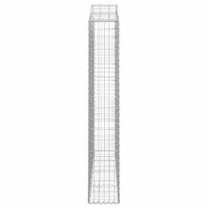 Klenuté gabionové koše 8 ks 200x30x180/200cm pozinkované železo - obrázek 5