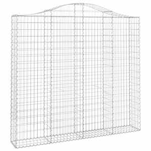 Klenuté gabionové koše 11ks 200x30x180/200cm pozinkované železo - obrázek 3