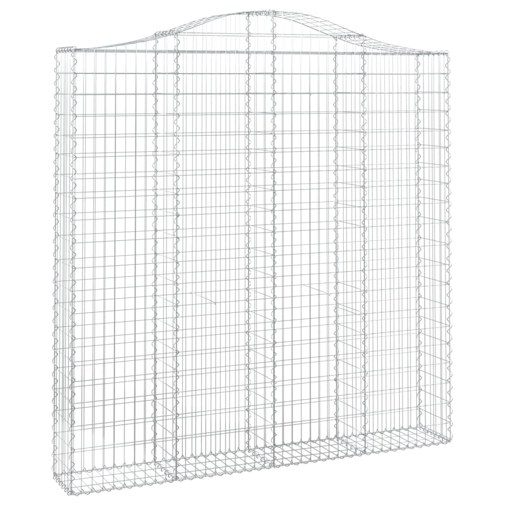 18 db íves horganyzott vas gabion kosár 200x30x200/220 cm
