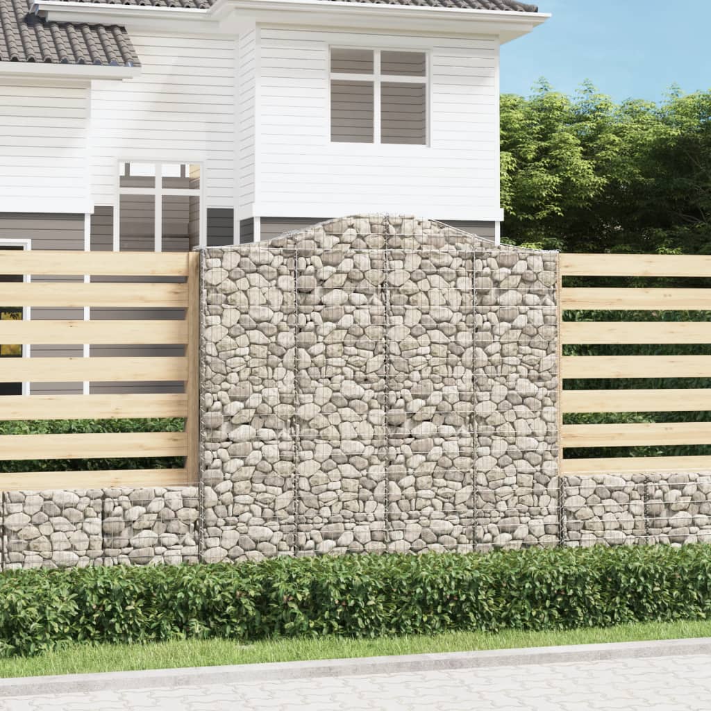 20 db íves horganyzott vas gabion kosár 200x30x200/220 cm