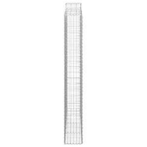 Klenuté gabionové koše 6 ks 200x30x220/240cm pozinkované železo - obrázek 5