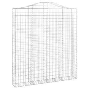 vidaXL Schanskorven 6 st gewelfd 200x30x220/240 cm ijzer