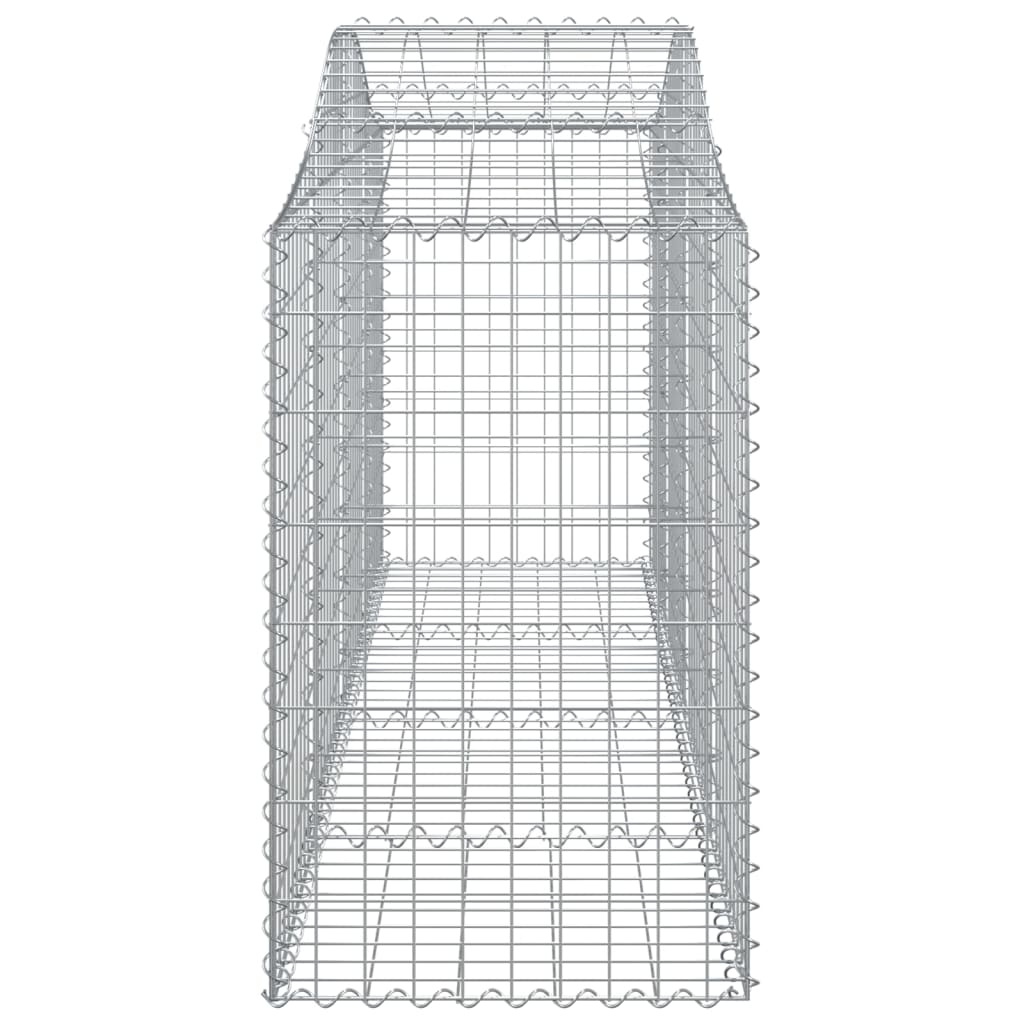 13 db íves horganyzott vas gabion kosár 200x50x80/100 cm