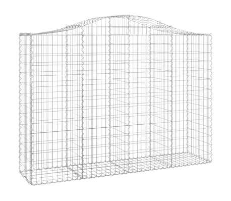 Cadre à Gabion Triple VidaXL 250x100x120 Cm - Bac à Pierres Pour Poubelles Ou Jardinière De Balcon