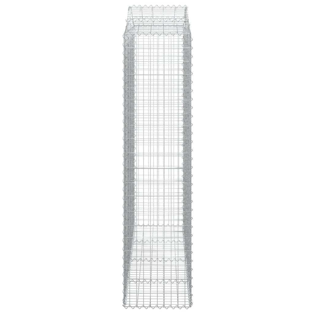 Coșuri gabion arcuite, 20 buc 200x50x200/220cm, fier galvanizat