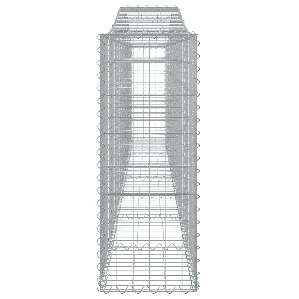 Габионни кошници арка 2 бр 400x30x80/100 см поцинковано желязо