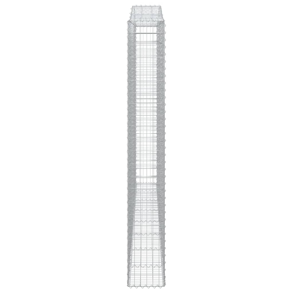 Габионни кошници арка 7 бр 400x30x220/240 см поцинковано желязо