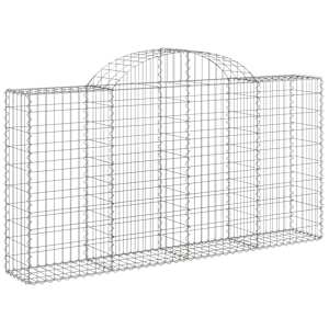 Klenuté gabionové koše 20ks 200x30x100/120cm pozinkované železo - obrázek 3