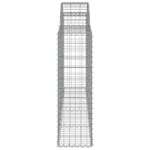 Klenuté gabionové koše 20ks 200x30x100/120cm pozinkované železo - obrázek 5