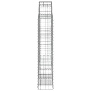 Klenuté gabionové koše 20ks 200x30x140/160cm pozinkované železo - obrázek 5
