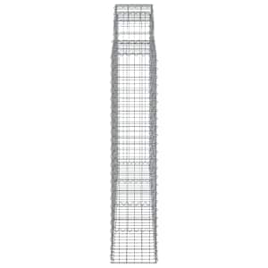 Klenuté gabionové koše 40ks 200x30x140/160cm pozinkované železo - obrázek 5