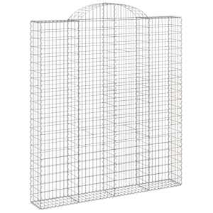 vidaXL Συρματοκιβώτια Τοξωτά 11 τεμ. 200x30x220/240 εκ. Γαλβαν. Ατσάλι