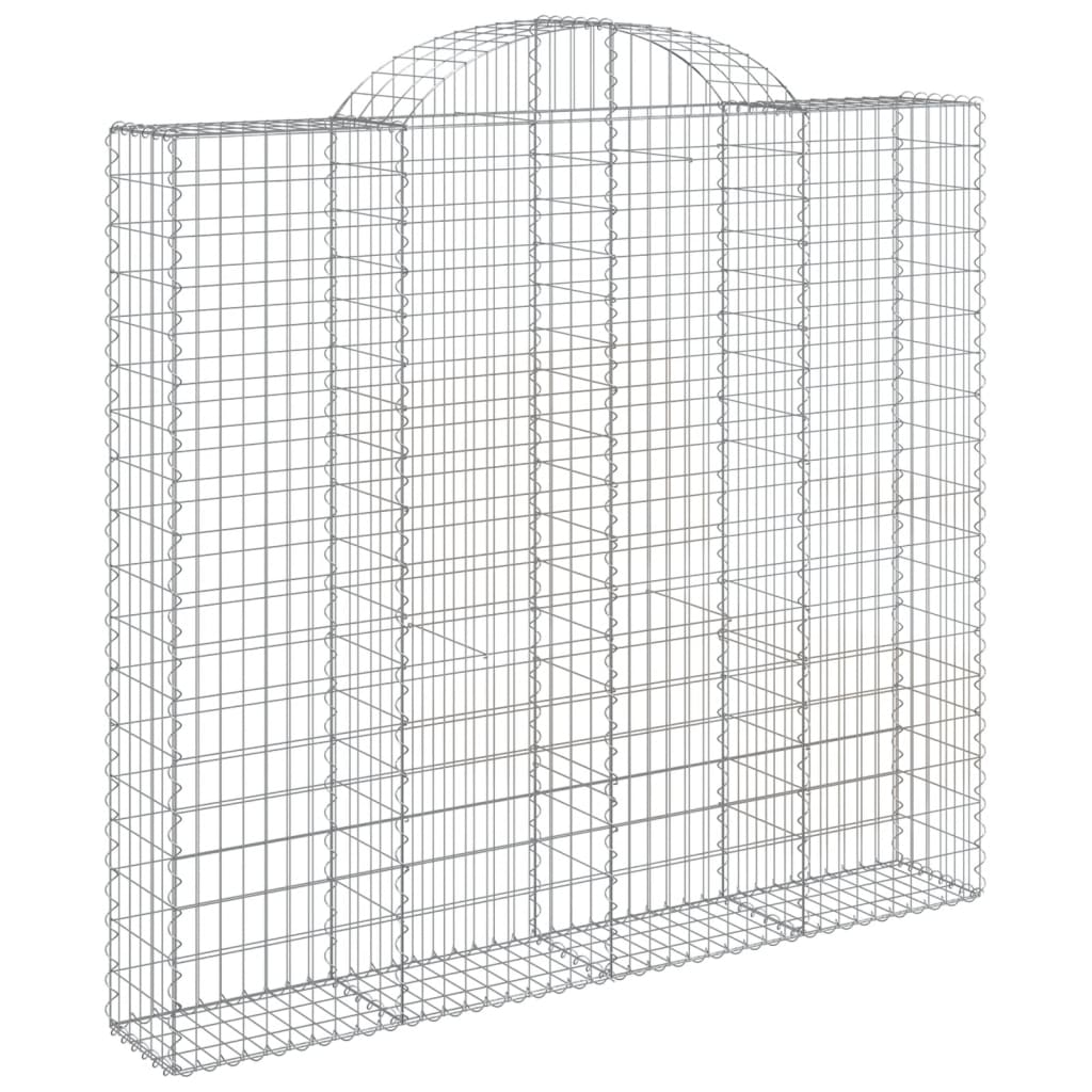Thumbnail - vidaXL Gabionen mit Hochbogen 11Stk. 200x50x180/200cm Verzinktes Eisen