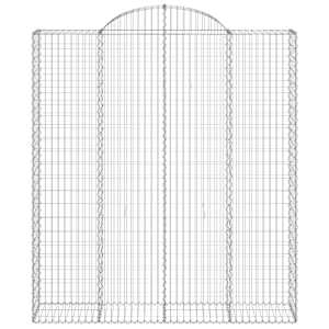 Klenuté gabionové koše 25ks 200x50x220/240cm pozinkované železo - obrázek 4