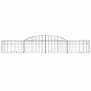 Klenuté gabionové koše 2 ks 300x30x40/60 cm pozinkované železo - obrázek 4