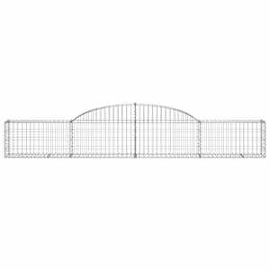 Klenuté gabionové koše 7 ks 300x30x40/60 cm pozinkované železo - obrázek 4