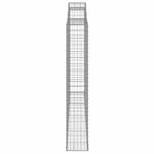 Klenuté gabionové koše 7 ks 300x30x180/200cm pozinkované železo - obrázek 5