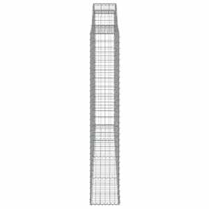 Klenuté gabionové koše 9 ks 300x30x180/200cm pozinkované železo - obrázek 5