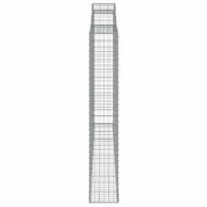 Klenuté gabionové koše 10ks 300x30x180/200cm pozinkované železo - obrázek 5