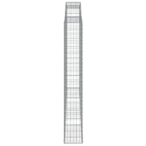 Klenuté gabionové koše 11ks 300x30x200/220cm pozinkované železo - obrázek 5