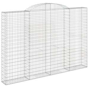 Klenuté gabionové koše 12ks 300x30x200/220cm pozinkované železo - obrázek 3