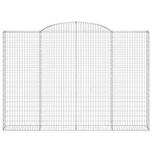 Klenuté gabionové koše 12ks 300x30x200/220cm pozinkované železo - obrázek 4