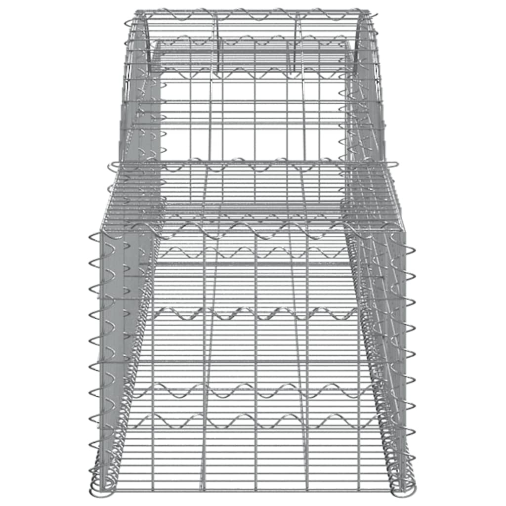 Габионни кошници арка 10 бр 300x50x40/60 см поцинковано желязо