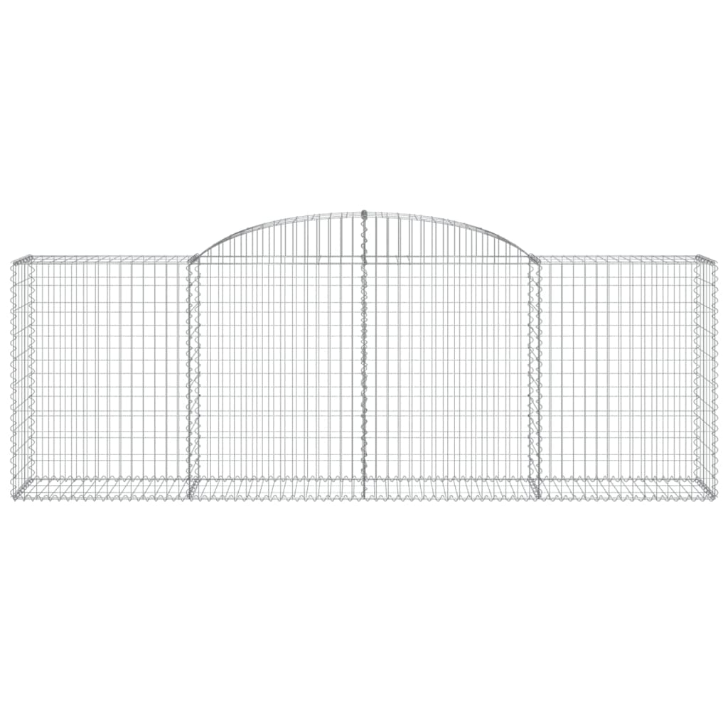 25 db íves horganyzott vas gabion kosár 300 x 50 x 100/120 cm