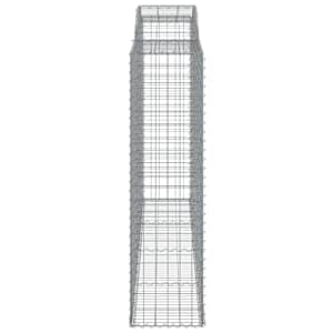 Klenuté gabionové koše 10ks 300x50x180/200cm pozinkované železo - obrázek 5