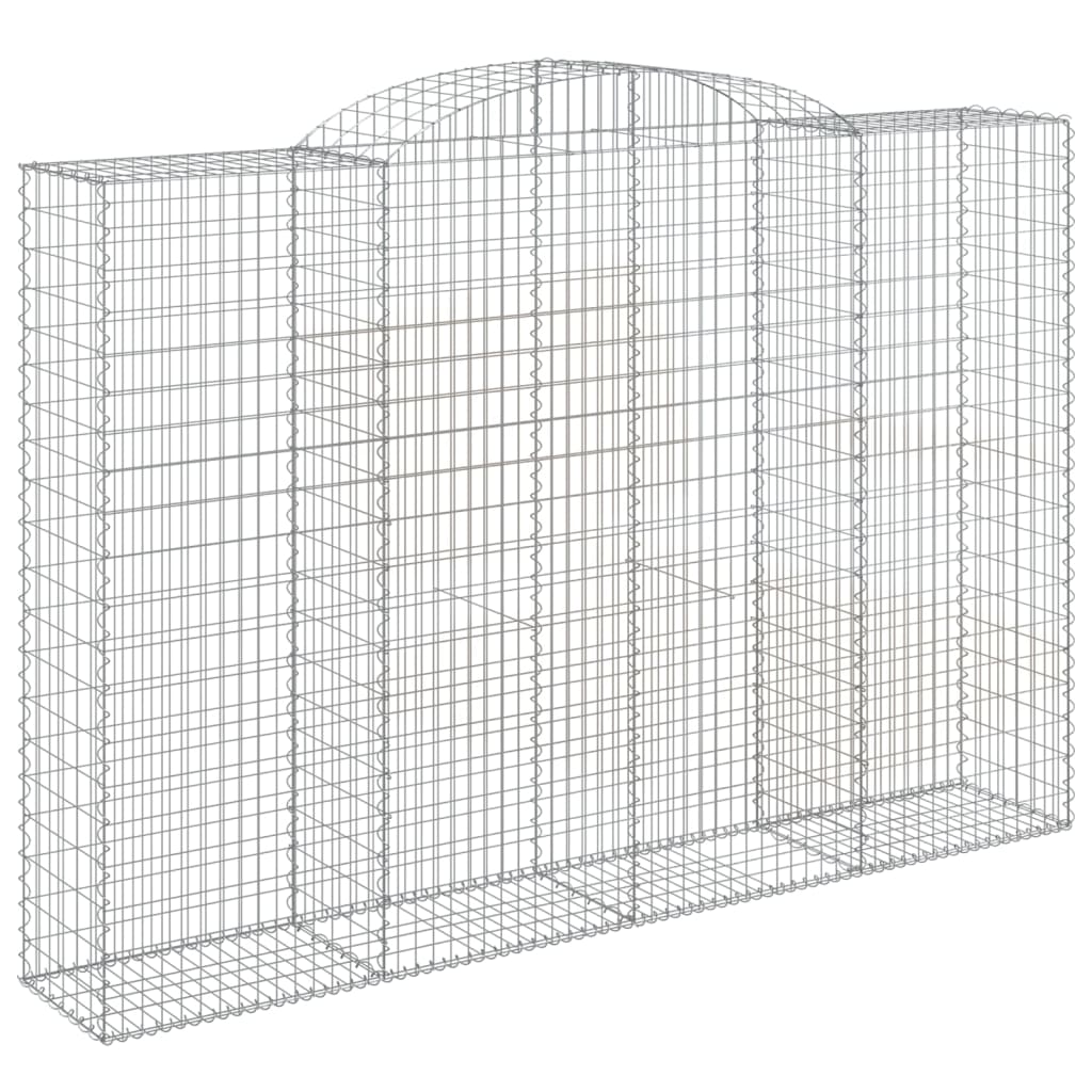 Coșuri gabion arcuite 15 buc. 300x50x200/220 cm fier galvanizat