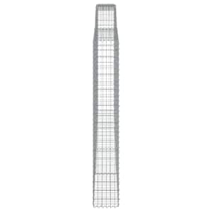 Klenuté gabionové koše 9 ks 400x30x200/220cm pozinkované železo - obrázek 5