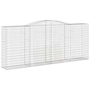 Klenuté gabionové koše 20ks 400x50x160/180cm pozinkované železo - obrázek 3