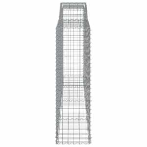 Klenuté gabionové koše 20ks 400x50x160/180cm pozinkované železo - obrázek 5