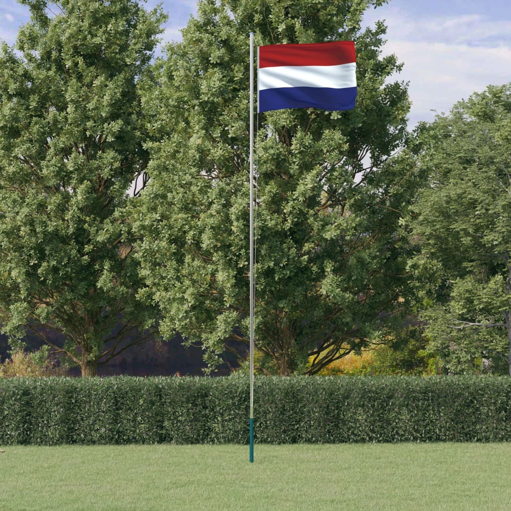 Petrashop  Vlajka Nizozemska a stožár 6,23 m hliník