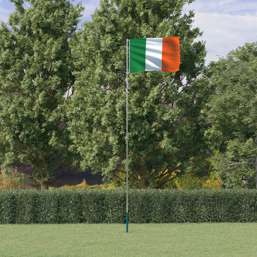 Petrashop  Vlajka Irska a stožár 5,55 m hliník