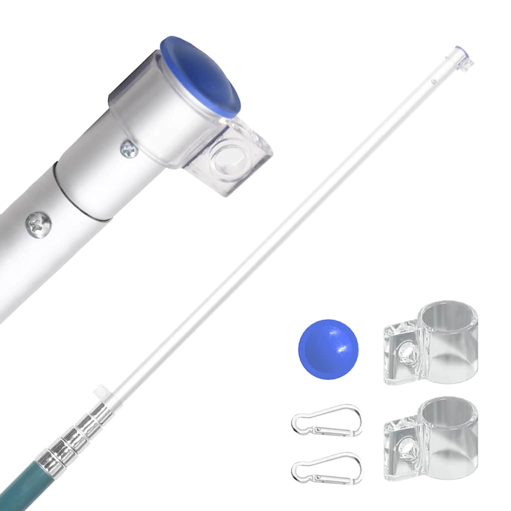 Thumbnail - vidaXL Flagge Schwedens mit Mast 5,5 m Aluminium