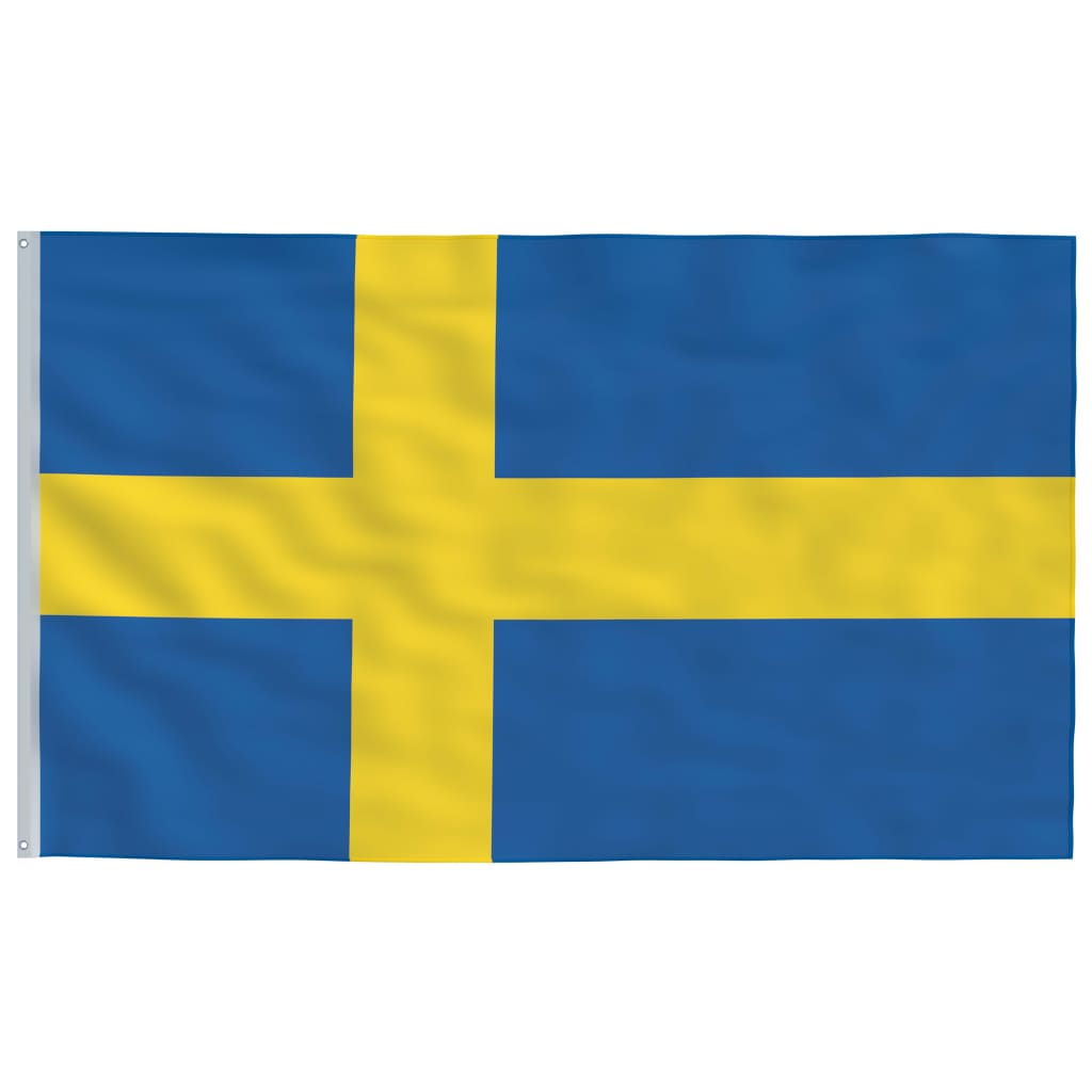  Vlajka Švédska a tyč 5,55 m hliník