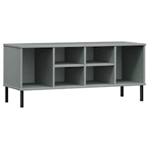 vidaXL kingariiul metalljalgadega, hall, 106x35x45 cm, OSLO
