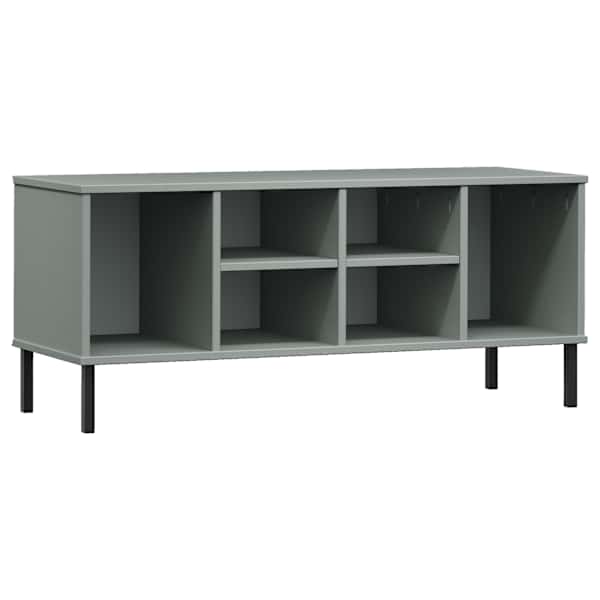 vidaXL kingariiul metalljalgadega, hall, 106x35x45 cm, OSLO