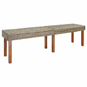 lavice Přírodní 160 x 35 x 45 cm Masivní mangové dřevo - obrázek 1