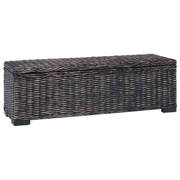 vidaXL Salvestuskarp Must 110 x 35 x 45 cm
