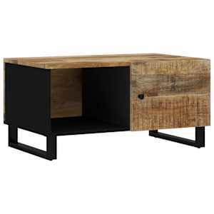Konferenční stolek 80 x 50 x 40 cm masivní mangovník a kompozit - obrázek 12
