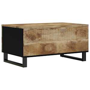 Konferenční stolek 80 x 50 x 40 cm masivní mangovník a kompozit - obrázek 7