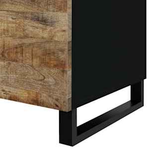 Konferenční stolek 80 x 50 x 40 cm masivní mangovník a kompozit - obrázek 9