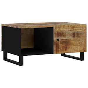 Konferenční stolek 80 x 50 x 40 cm masivní mangovník a kompozit - obrázek 11