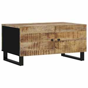 Konferenční stolek 80 x 50 x 40 cm masivní mangovník a kompozit - obrázek 13