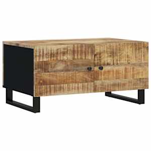 Konferenční stolek 80 x 50 x 40 cm masivní mangovník a kompozit - obrázek 10